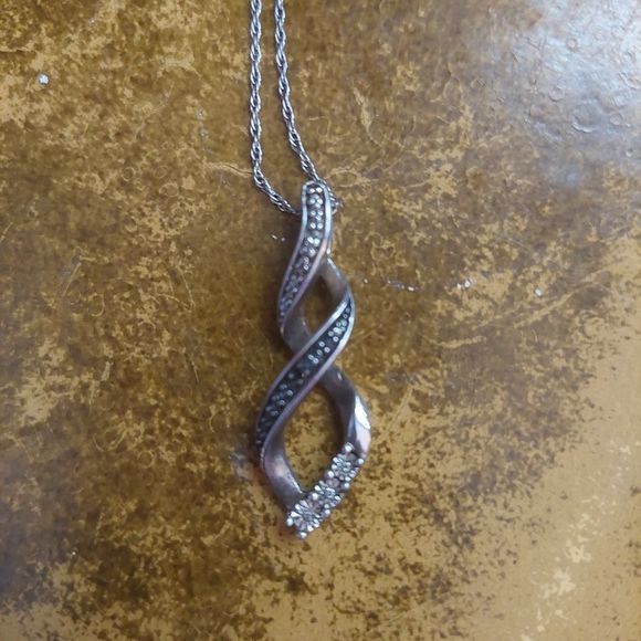 Sterling silver 925 necklace - pendant & chain - Picture 3 of 5